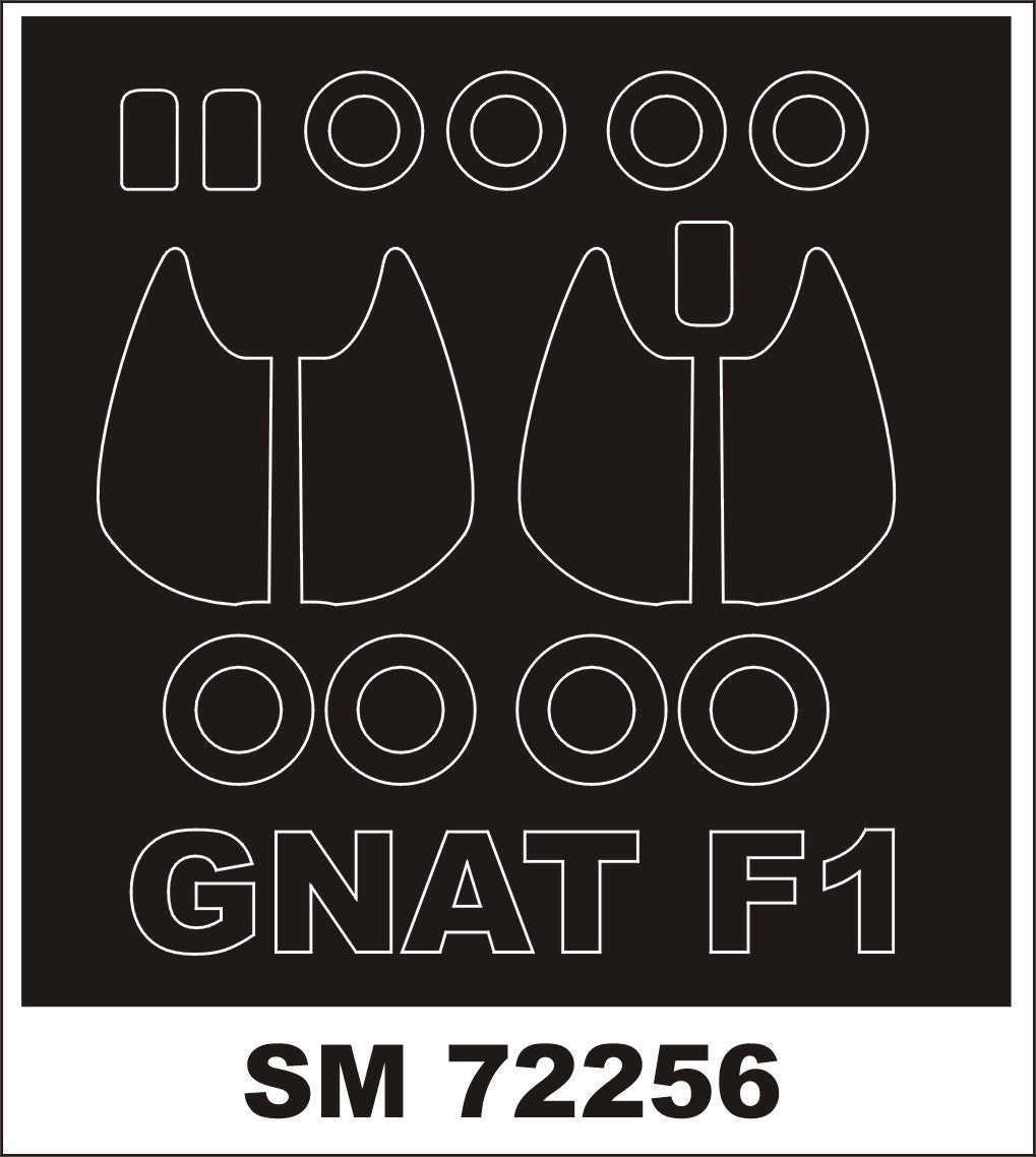 Montex MXSM72256 1:72 Folland Gnat F.1