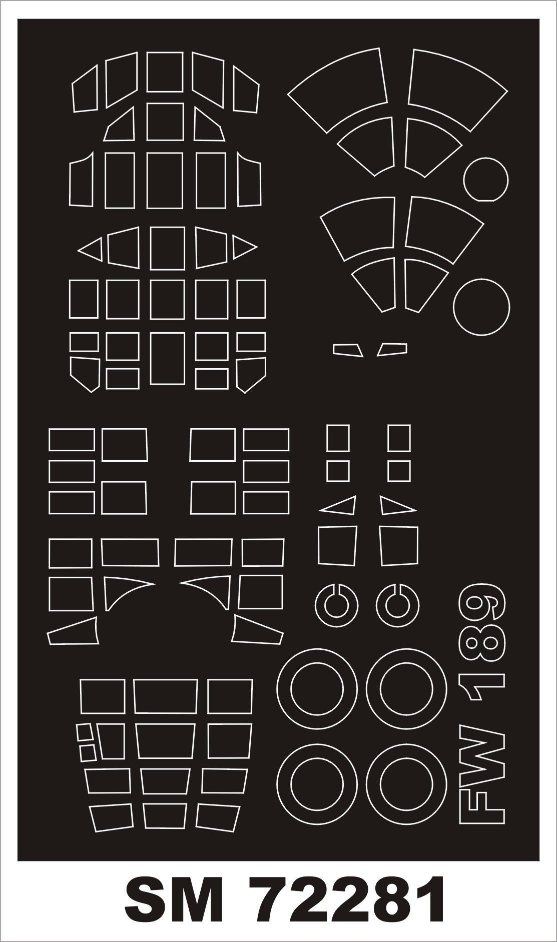 Montex MXSM72281 1:72 Focke-Wulf Fw-189A-1/Fw-189B-1