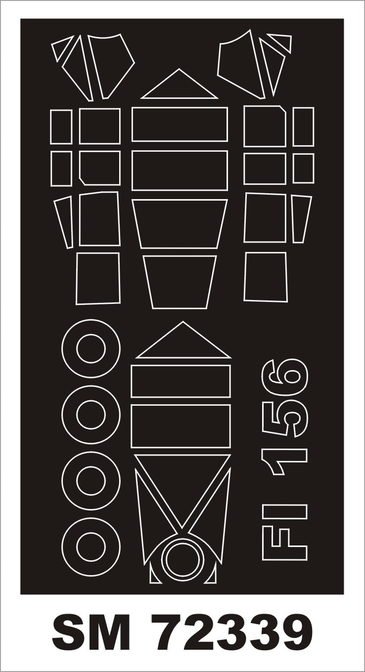 Montex MXSM72339 1:72 Fieseler Fi-156C-1/3/5 'Storch' canopy frame paint masks