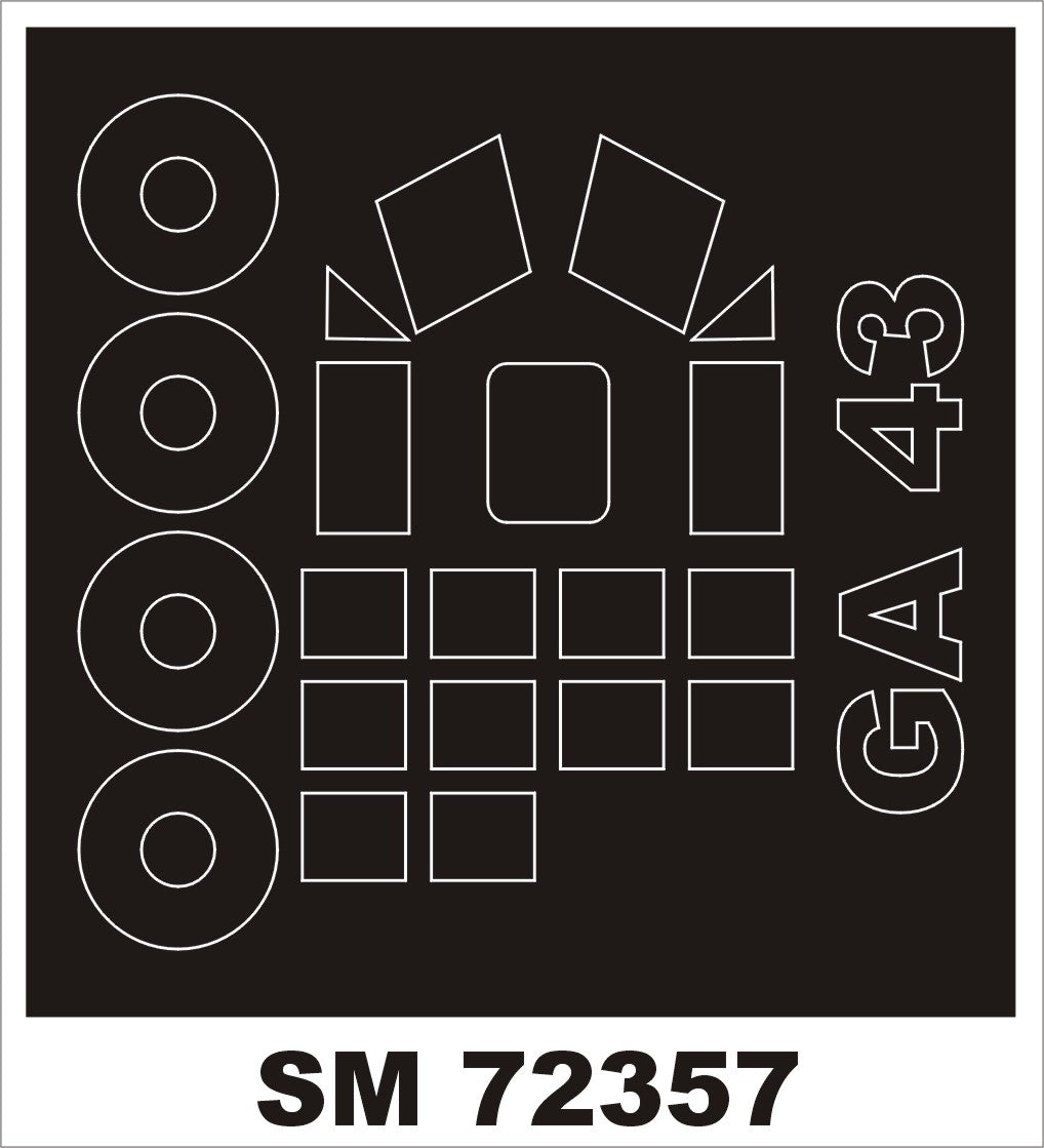 Montex MXSM72357 1:72 General-Aviation Ga-43 Clark