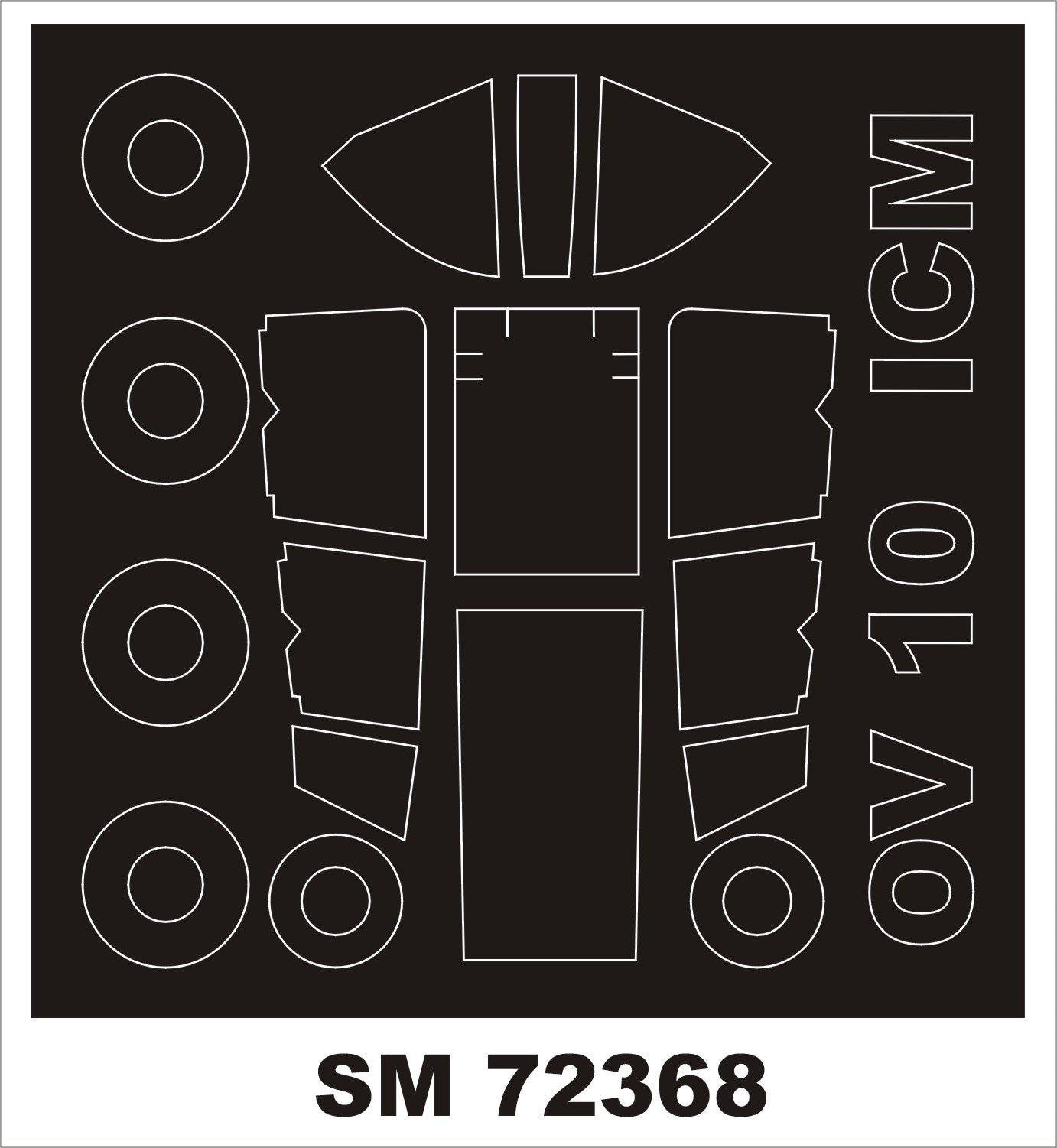 Montex MXSM72368 1:72 North-American/Rockwell OV-10D Bronco