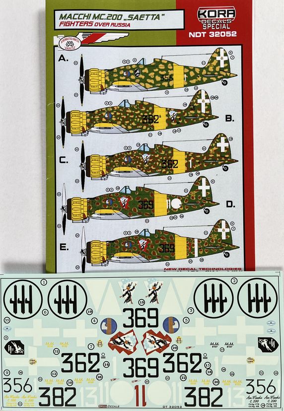 Kora NDT32052 1:32 Macchi C.200 Saetta Fighters over Russia