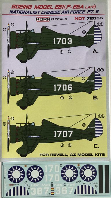 Kora NDT72055 1:72 Boeing model 281