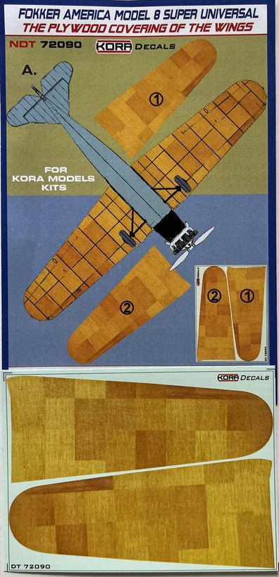 Kora NDT72090 1:72 Fokker America Model 8