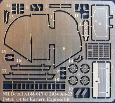 NH Detail NHA144017 1:144 Antonov An-22 Detail Set
