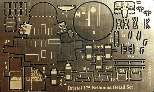 NH Detail NHA144021 1:144 Bristol Britannia 175 Series 300 detail set