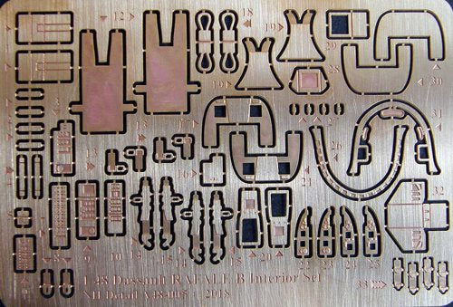 NH Detail NHA48005 1:48 Dassault Rafale B Interior Set