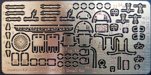 NH Detail NHA72-080 1:72 Junkers EF-128C/EF-128E/N-1 Detail Set
