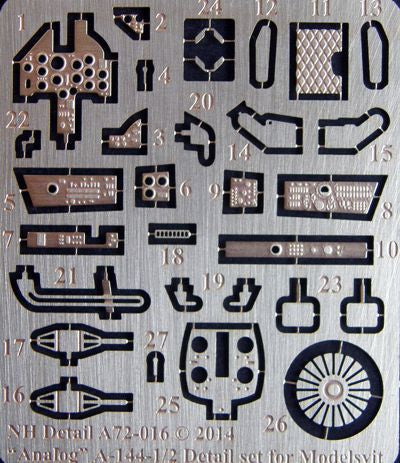 NH Detail NHA72-016 1:72 Mikoyan MiG-21 I-2