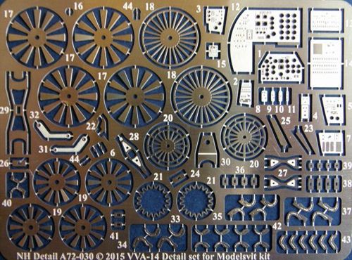 NH Detail NHA72-030 1:72 VVA-14 Soviet experimental hydroplane Detail Set