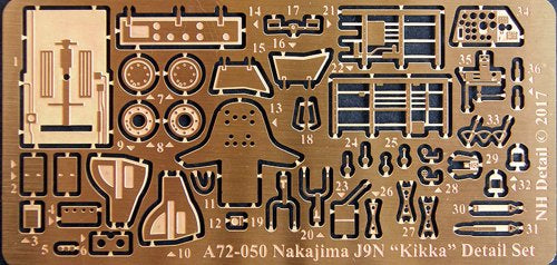 NH Detail NHA72-050 1:72 Nakajima J9N Kikka