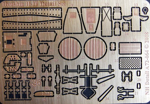 NH Detail NHA72-064 1:72 Ilyushin Il-10 Detail Set for FLY