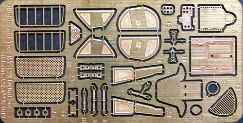 NH Detail NHA72-077 1:72 Blohm-und-Voss Bv-155 Detail Set
