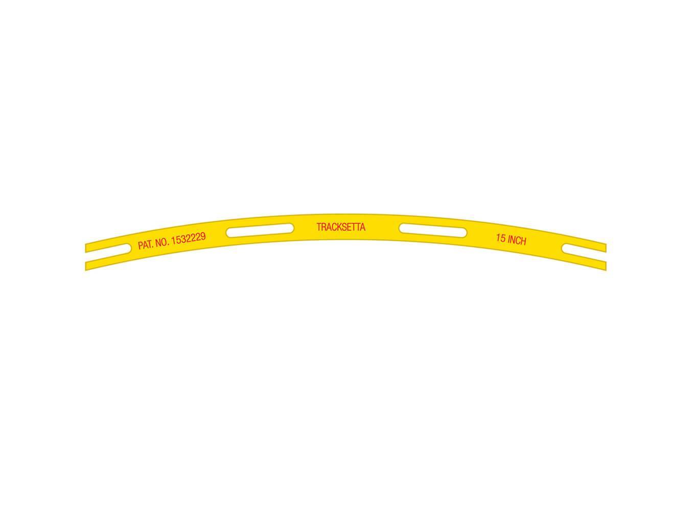 Tracksetta NT15 Template 15" Radius OO9 Gauge