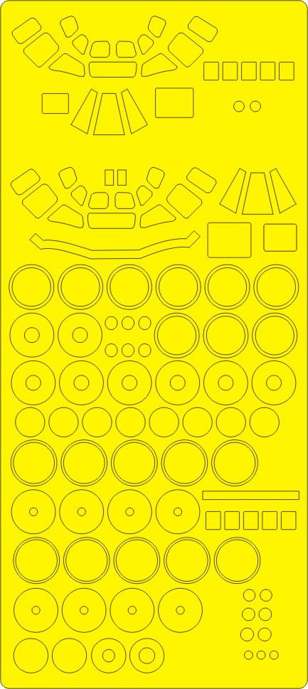 New Ware NWAM0228 1:72 Tu-95MS Bear-H Expert Kabuki Masks