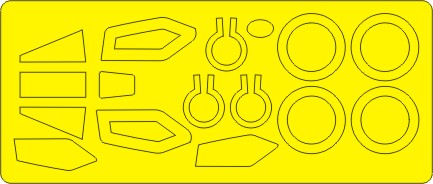 New Ware NWAM0474 1:72 Lightning F.2A/F.6 Basic Kabuki Masks