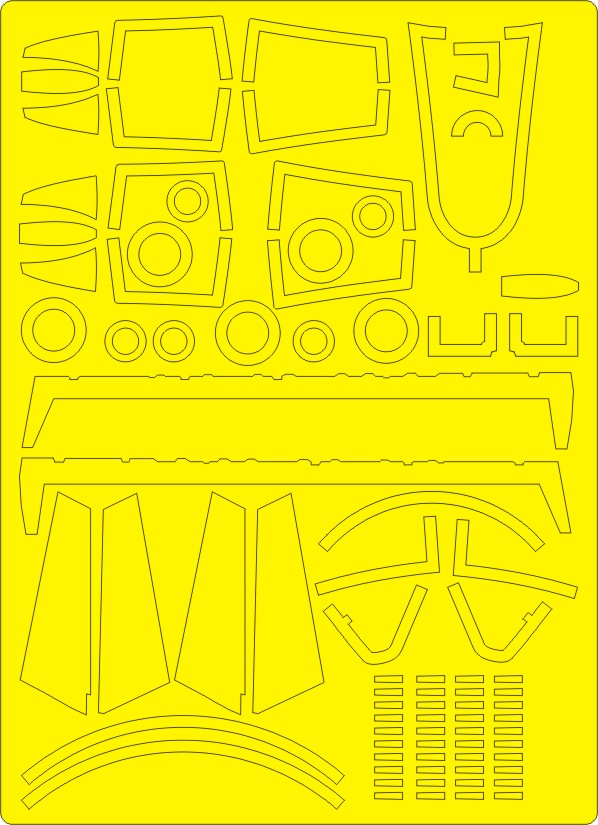 New Ware NWAM0701 1:72 F-14A Tomcat Pukin Dogs Expert Masks