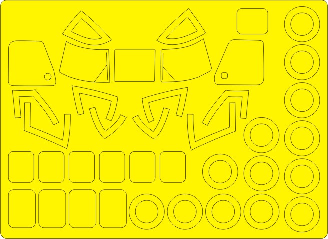 New Ware NWAM0799 1:48 Sikorsky CH-53GS/G BASIC kabuki masks all windows, wheels