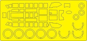New Ware NWAM0825 1:48 Bf-110D/E Basic Kabuki Masks