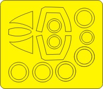 New Ware NWAM0893 1:72 A-4B/C/E/F Skyhawk Basic Masks