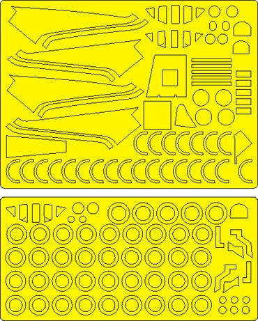 New Ware NWAM0915 1:72 Avro Vulcan B.2 Expert Kabuki Masks