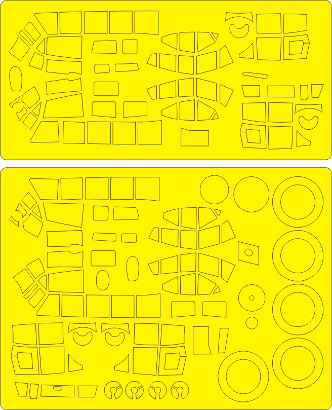 New Ware NWAM1030 1:48 Ju-88A-8 Paravane Expert Kabuki Masks