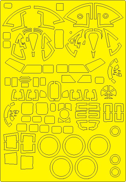 New Ware NWAM1049 1:48 B-17F Flying Fortress Basic Kabuki Masks