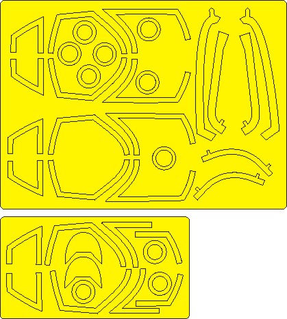 New Ware NWAM1185 1:48 T-45A/C Goshawk Expert Kabuki Masks