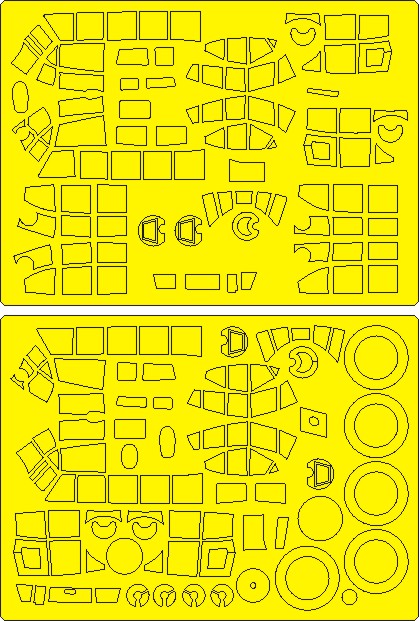New Ware NWAM1296 1:48 Junkers Ju-88 USAAF/RAF Expert Masks