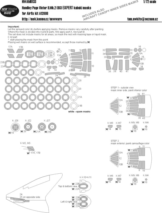 New Ware NWAM0133 1:72 Handley-Page Victor B.2/K.2