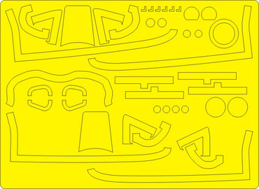 New Ware NWAM0199 1:24 P-51D/K Mustang Expert Kabuki Masks