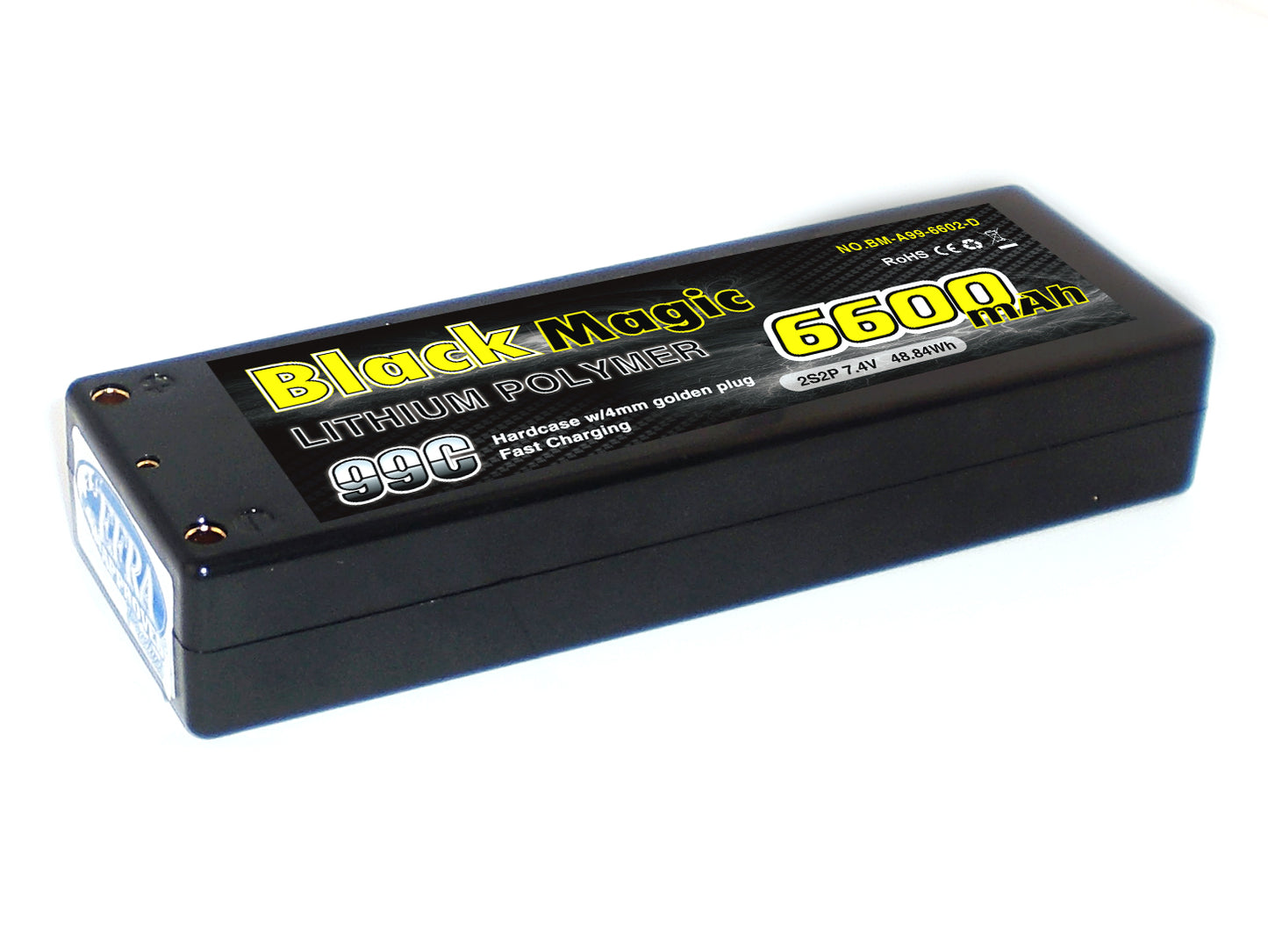 Black Magic 6600maH 7.4V 2S2P 99C Hardcase EFRA BM99-6602