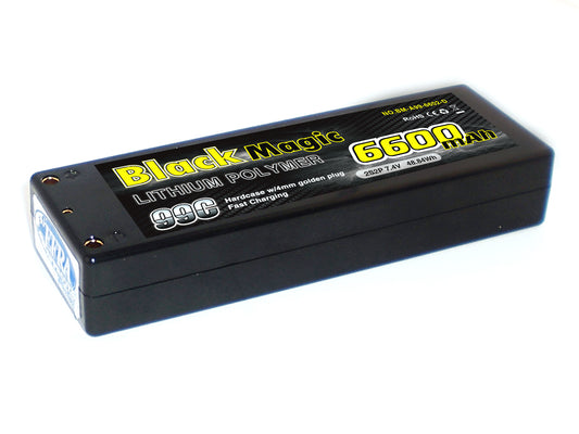 Black Magic 6600maH 7.4V 2S2P 99C Hardcase EFRA BM99-6602
