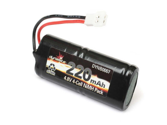 Dynamite 4.8V 220mAh 2/3AAANiMH 4C Flat: Micro SCT, Rally DYNB0007