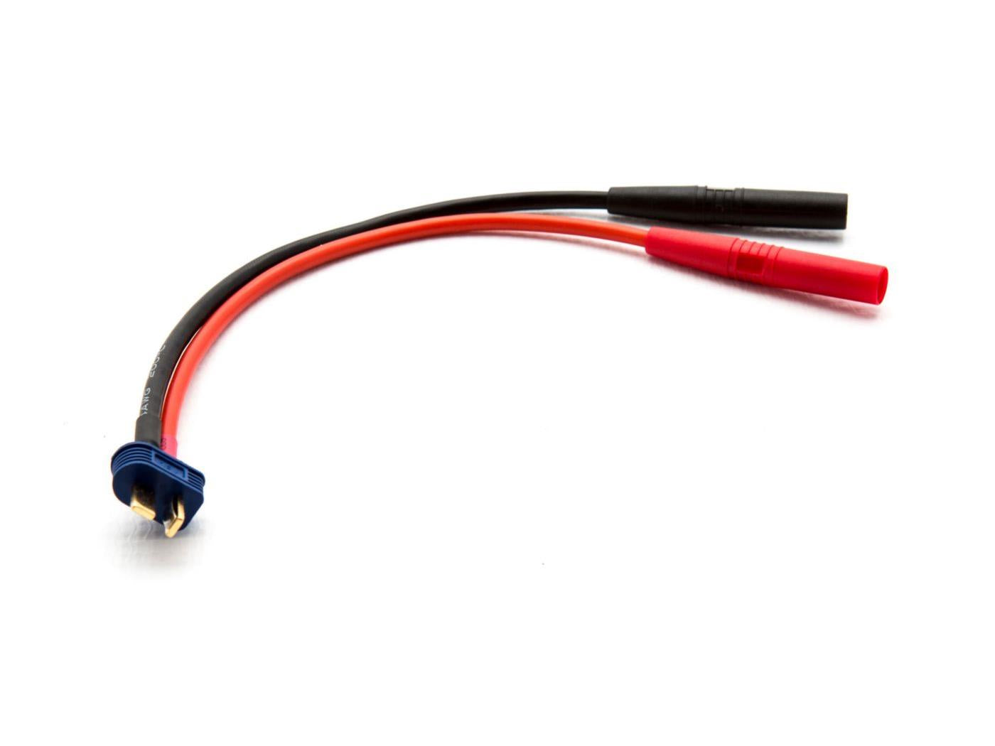 Dynamite Insulated Charge Adapter:Banana to Deans Comp Male DYNC0053