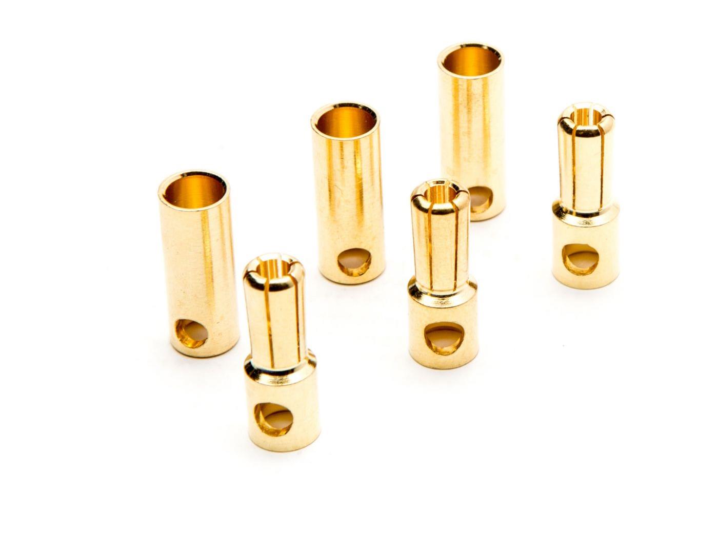 Dynamite Gold Bullet Connector Set, 5.5mm (3) DYNC0089