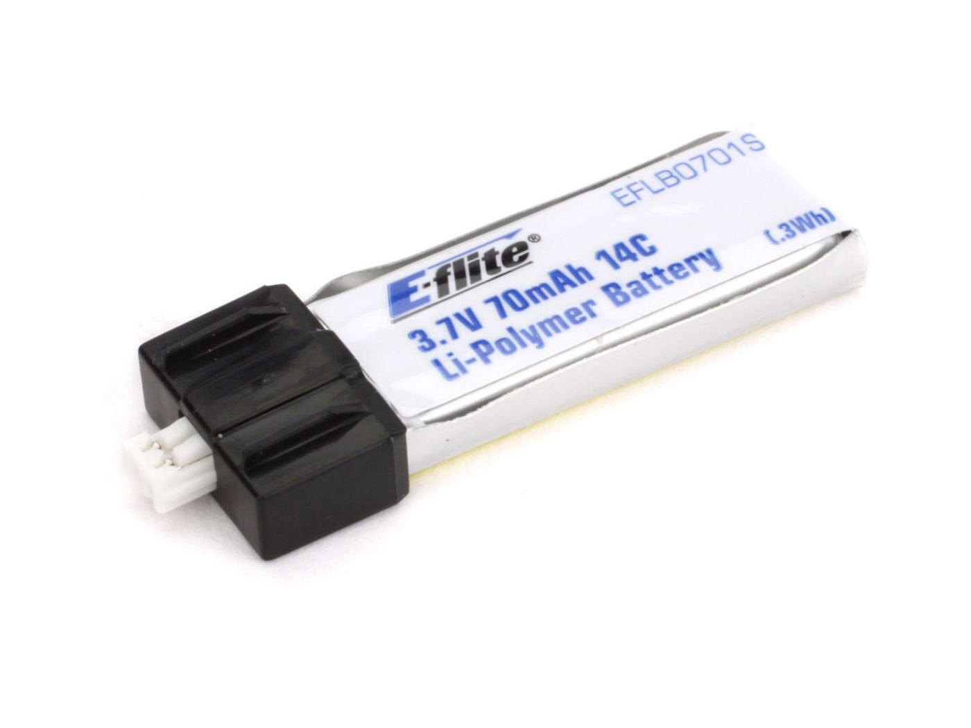 E-flite 70mAh 1S 3.7V 14C LiPo Battery EFLB0701S