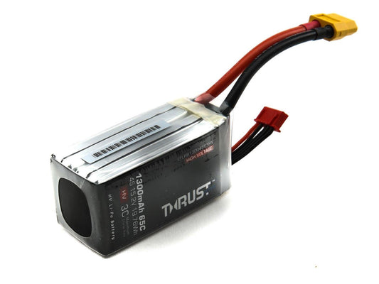 E-flite Thrust FPV 1300mAh 4S 65C HV LiPo Battery EFLB13004S65HV