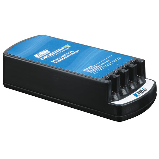 E-flite Celectra 4-Port 1-Cell 3.7V 0.3A DC Li-Po Charger EFLC1004