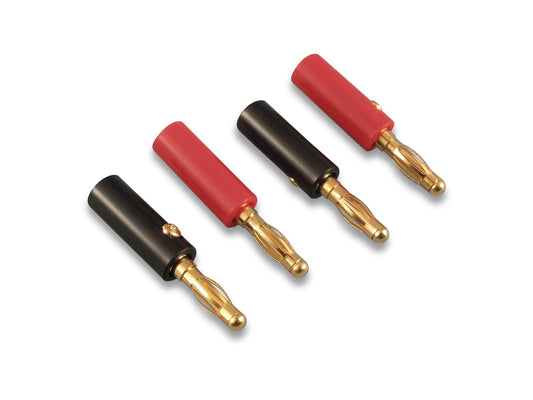 Fusion Banana Plugs (4mm Gold) 2prs FS-BAN04/02