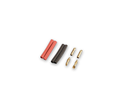 Fusion 2.0mm Gold Connector Set 2prs FS-GC02/02