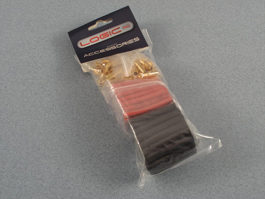 Fusion 4.0mm Gold Connector Set 50prs FS-GC04/50