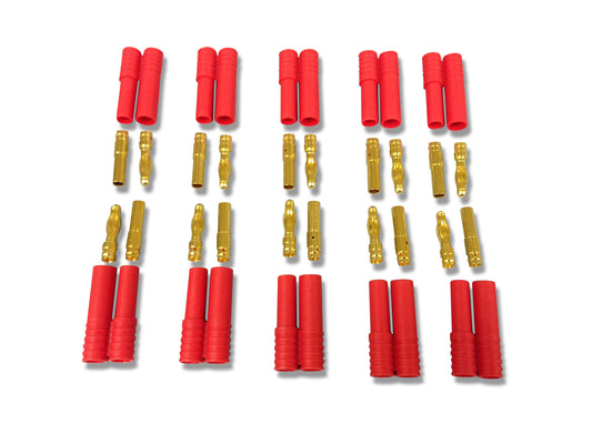 Fusion 4.0mm Gold 10prs w/5 x polarity housing FS-GC04P/10