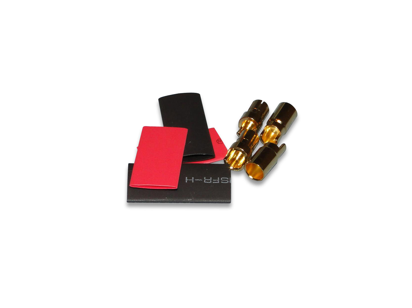 Fusion 6.0mm Gold Bullet Connectors 2prs FS-GC06/02