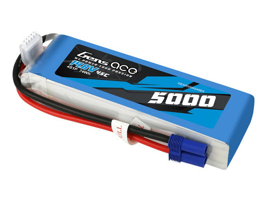 Gens Ace Li-Po 6S 22.2V 5000mAh 45C with EC5 G6S5000-45E5
