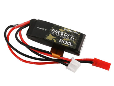 Gens Ace Airsoft 2S 300mAh 35C with JST (HPA Control) GAS2S0300-35J