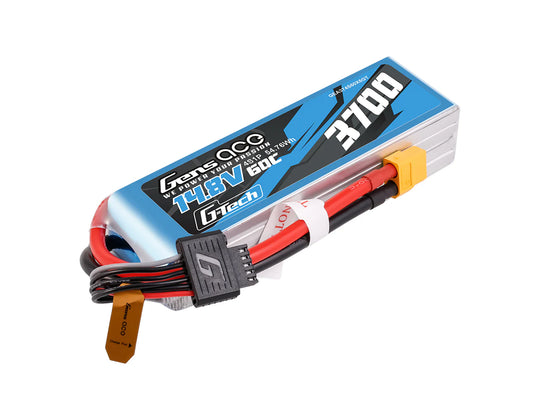 Gens Ace Li-Po G-Tech 4S 14.8V 3700mAh 60C with XT60 GT4S3700-60X6