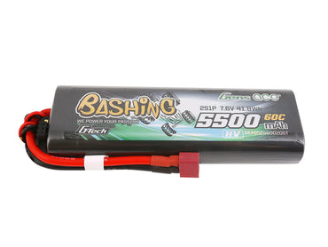 Gens Ace Li-Po G-Tech Car Hard Case HV 2S 7.4V 5500mAh 60C T-Type GTC2H5500-60T