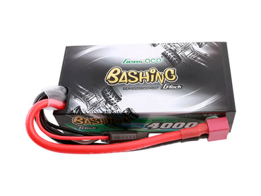 Gens Ace Li-Po G-Tech Car Hard 2S2P 7.4V 4000mAh 60C Shor T-Type GTC2S2P4000-60T