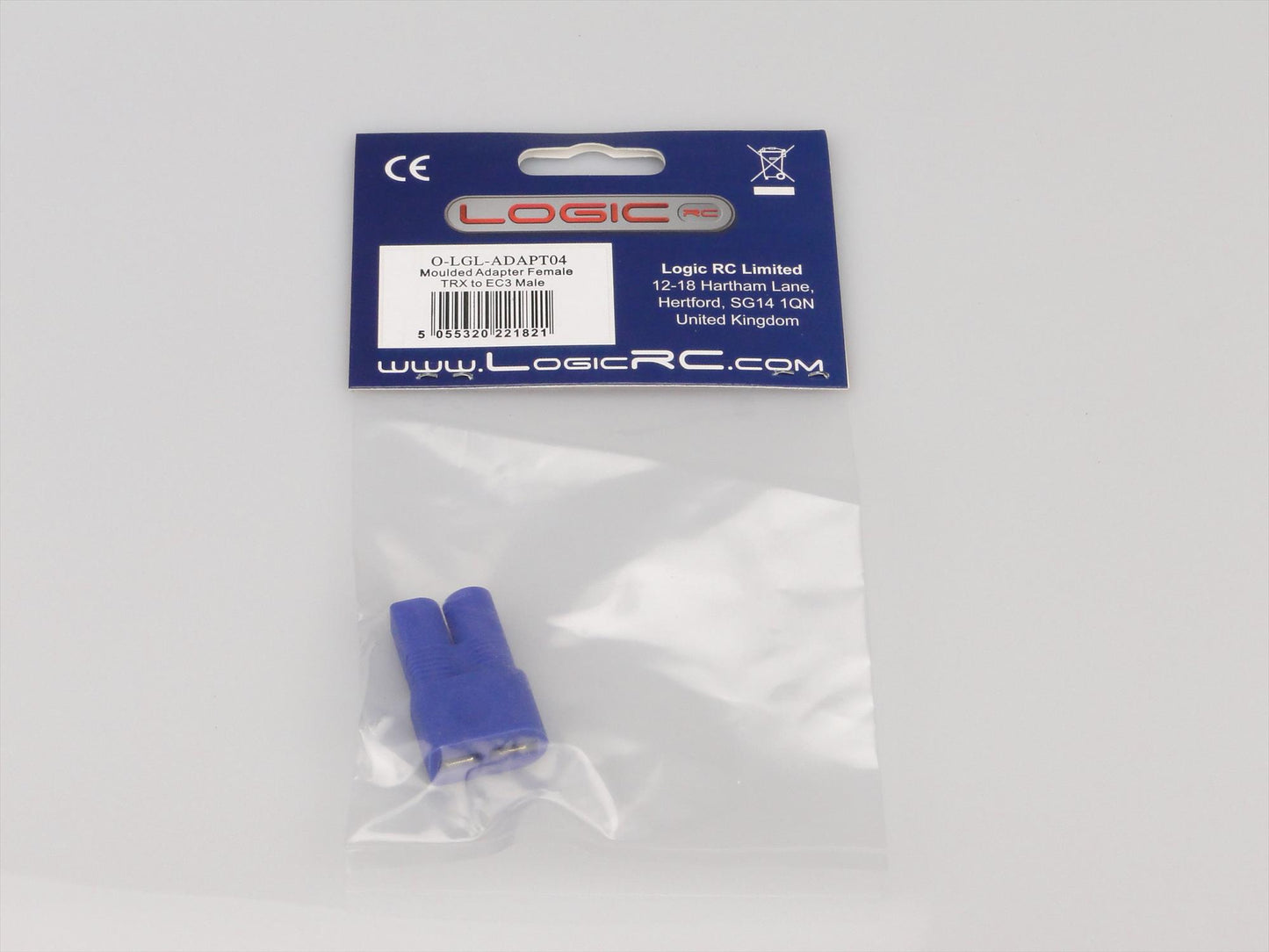 Logic RC Moulded Adapter Female TRX to EC3 Male LGL-ADAPT04